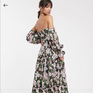 ASOS EDITION PUFF SLEEVE GOWN SIZE 10
